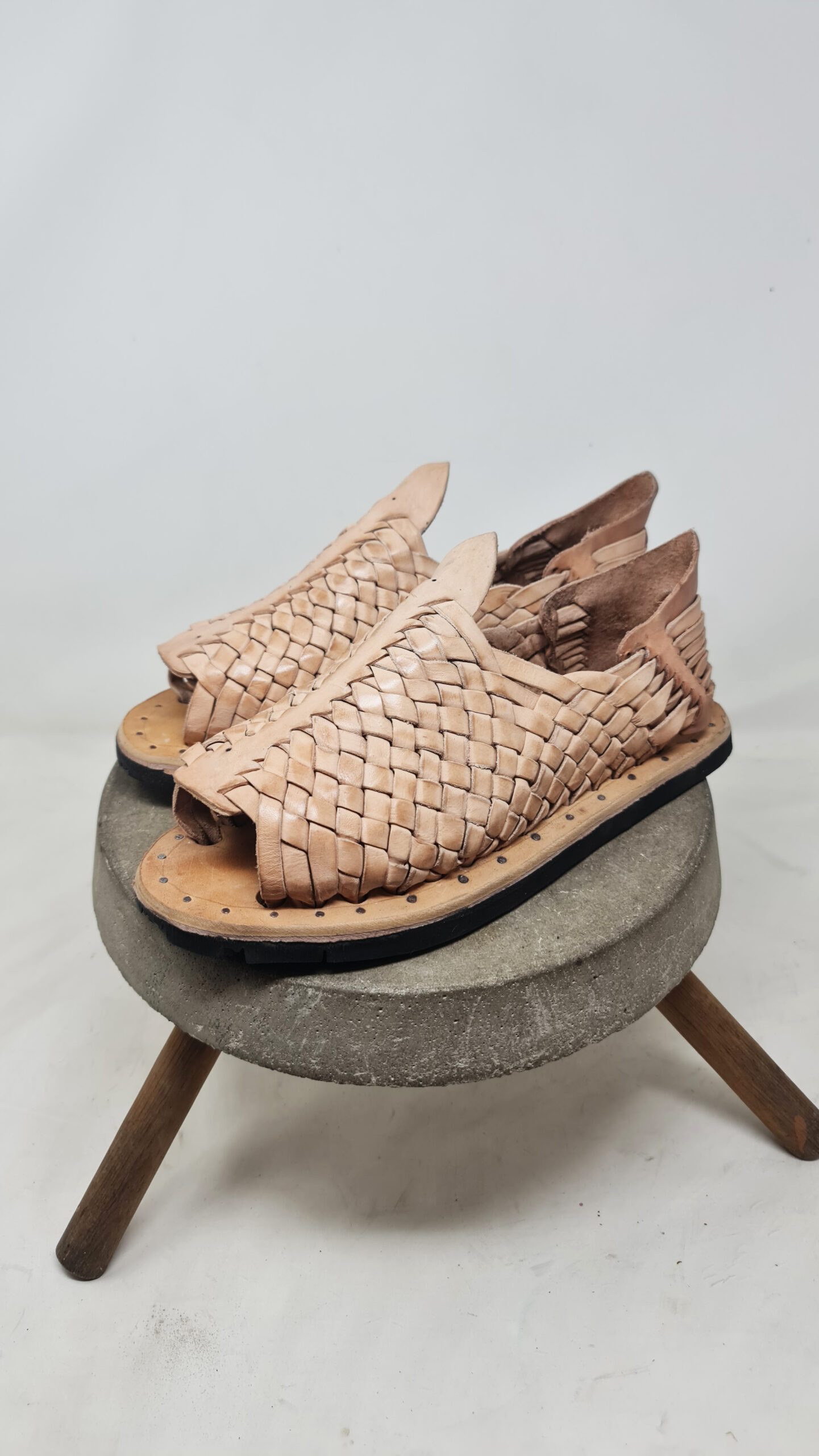 Authentic Mexican Woven Leather Shoes for men