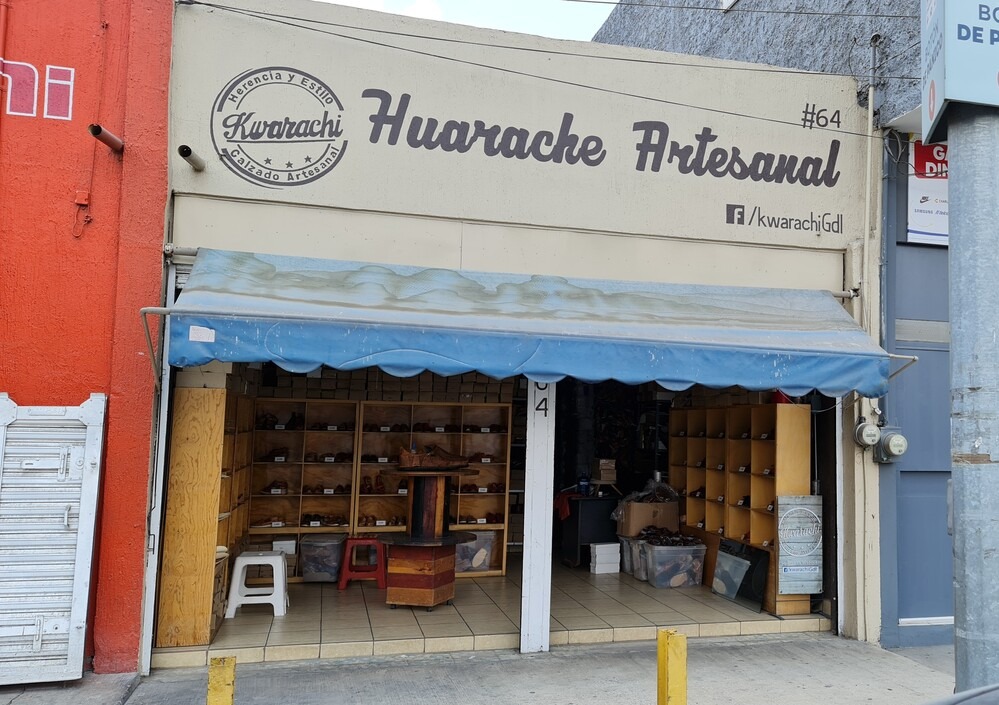 Kwarachi storefront in Guadalajara, Mexico